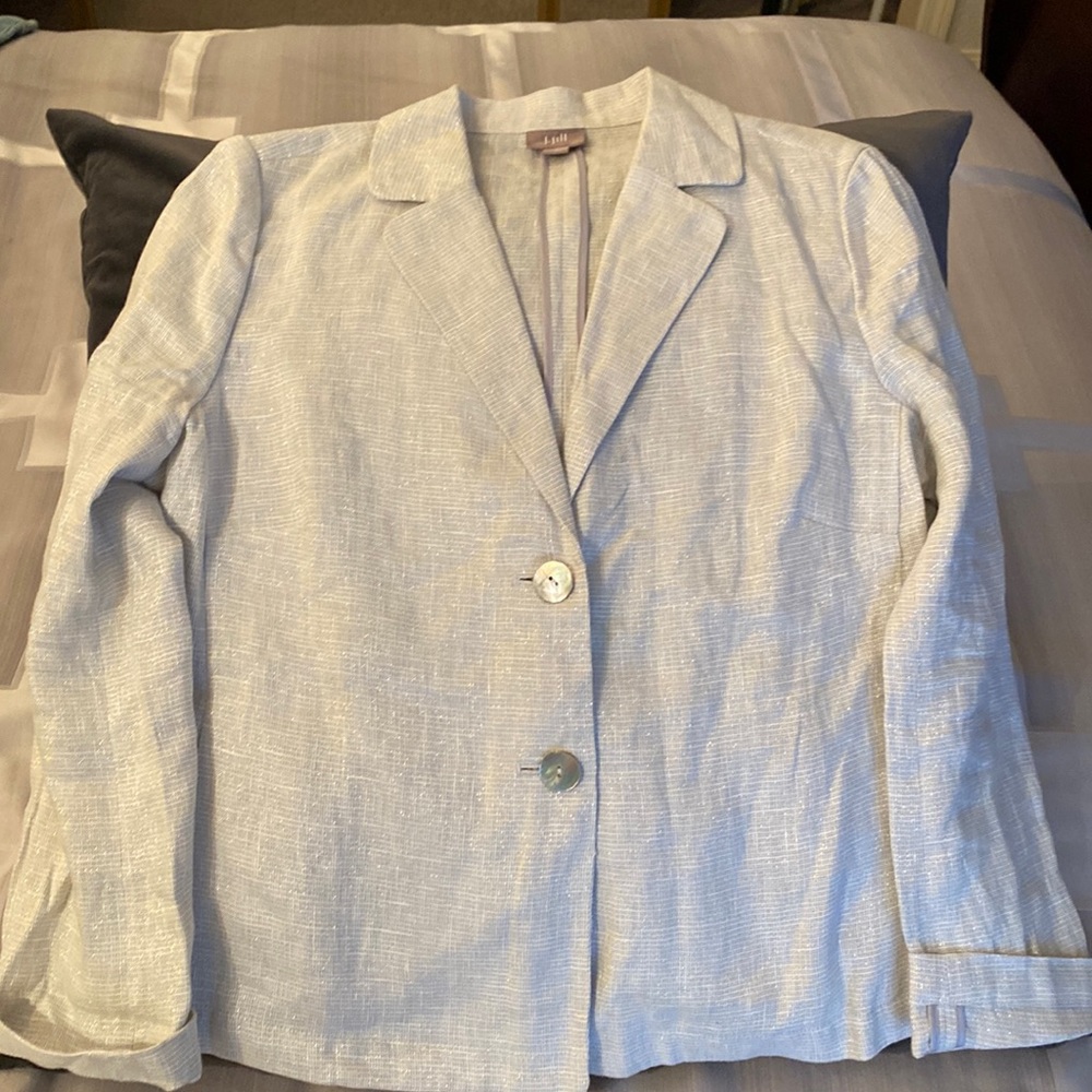 J Jill linen spring jacket